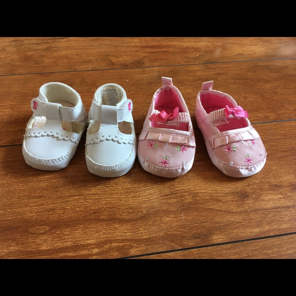 Two pairs of Newborn Shoes